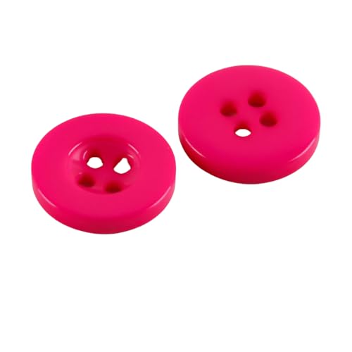 WANYI 100 Stück Bunte Knöpfe zum Annähen Kinderknöpfe Candy Farben Bastelknöpfe Knopf 4 Loch 18mm Knöpfe für Strickjacke Kleidung Dekoration DIY Handwerk von WANYI