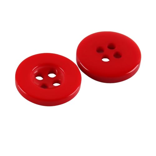 WANYI 100 Stück Bunte Knöpfe zum Annähen Kinderknöpfe Candy Farben Bastelknöpfe Knopf 4 Loch 18mm Knöpfe für Strickjacke Kleidung Dekoration DIY Handwerk von WANYI