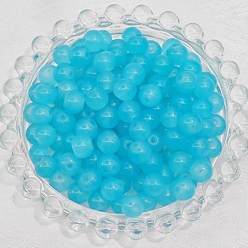 WANYI 100 Stück Perlen Glasperlen zum Auffädeln 4mm Bastelperlen Schmuckperlen mit mit Loch Runde Glasperlen Perlenset für Armbänder Schmuckherstellung WANYI 100 Stück Perlen Glasperlen zum Auffädeln 4mm Bastelperlen Schmuckperlen mit mit Loch Runde Glasperlen Perlenset für Armbänder Schmuckherstellung von WANYI