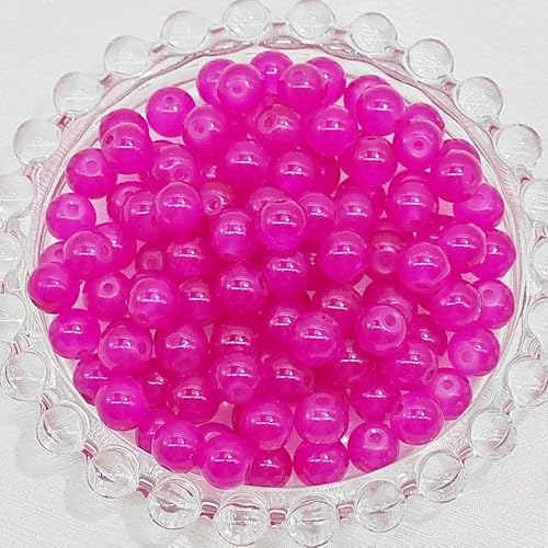WANYI 100 Stück Perlen Glasperlen zum Auffädeln 4mm Bastelperlen Schmuckperlen mit mit Loch Runde Glasperlen Perlenset für Armbänder Schmuckherstellung WANYI 100 Stück Perlen Glasperlen zum Auffädeln 4mm Bastelperlen Schmuckperlen mit mit Loch Runde Glasperlen Perlenset für Armbänder Schmuckherstellung von WANYI