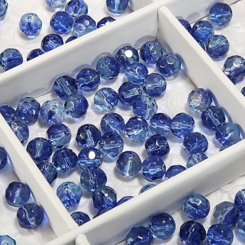 WANYI 100 Stück Perlen für Armbänder, 10mm Glasperlen zum Auffädeln Perlenset mit Loch Schmuckperlen Bunte Perlen für Schmuckherstellung, Handykette WANYI 100 Stück Perlen für Armbänder, 10mm Glasperlen zum Auffädeln Perlenset mit Loch Schmuckperlen Bunte Perlen für Schmuckherstellung, Handykette von WANYI