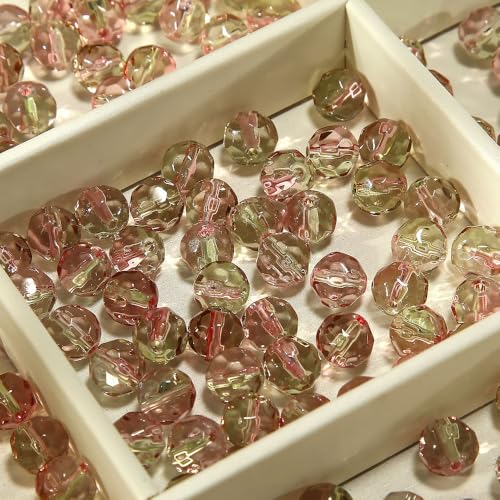 WANYI 100 Stück Perlen für Armbänder, 10mm Glasperlen zum Auffädeln Perlenset mit Loch Schmuckperlen Bunte Perlen für Schmuckherstellung, Handykette WANYI 100 Stück Perlen für Armbänder, 10mm Glasperlen zum Auffädeln Perlenset mit Loch Schmuckperlen Bunte Perlen für Schmuckherstellung, Handykette von WANYI