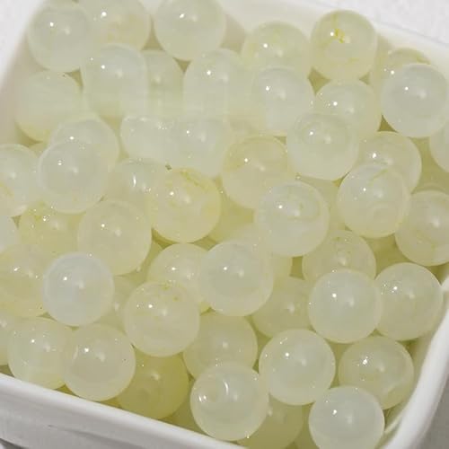 WANYI 100 Stück Perlen zum Auffädeln 8mm Breite Glasperlen für Armbänder Selber Machen, Farbverlauf Schmuckperlen Beads for Jewellery Making, Armband, Handykette von WANYI