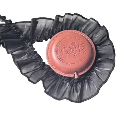 WANYI 10M 3.5CM Breite Rüschenband Spitzenborte Spitze Plissee Wellenrand Randbesatz Bordüre Stoff für Hochzeit Dekoration Geschenkbox Körbe Kissen Taschen(Schwarz) von WANYI