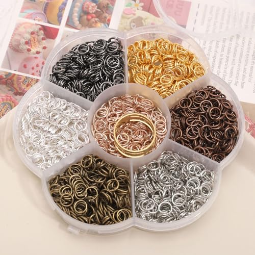 WANYI 1400 Stück Kettenverschluss, Armband Verschluss Set Ketten Verschlüsse für Armbänder Schlüsselanhänger Schmuckverschluss Karabinerverschluss für Schmuckherstellung DIY Armband Halsketten von WANYI