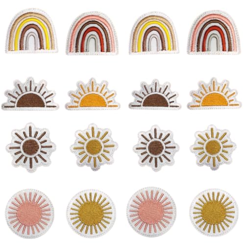 WANYI 16 Stück Flicken Patches zum Aufbügeln Kinder Bügelflicken Stickerei Aufnäher Bügelpatches Applikation Bügelbilder für Hut Rucksäcke DIY Kleidung WANYI 16 Stück Flicken Patches zum Aufbügeln Kinder Bügelflicken Stickerei Aufnäher Bügelpatches Applikation Bügelbilder für Hut Rucksäcke DIY Kleidung von WANYI