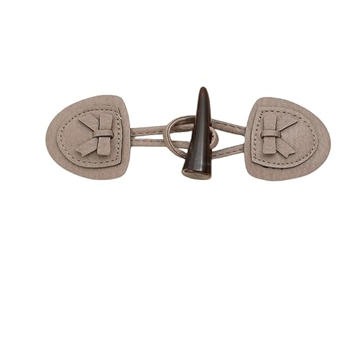 WANYI 2 Paar Knöpfe für Mantel Knebelknöpfe mit Verschluss Leder Horn Knebelverschlüsse Annähknebel Vintage Mantellknöpfe Hornknöpfe für Nähen Trenchcoat Mantel Jacken Strickjacke WANYI 2 Paar Knöpfe für Mantel Knebelknöpfe mit Verschluss Leder Horn Knebelverschlüsse Annähknebel Vintage Mantellknöpfe Hornknöpfe für Nähen Trenchcoat Mantel Jacken Strickjacke von WANYI