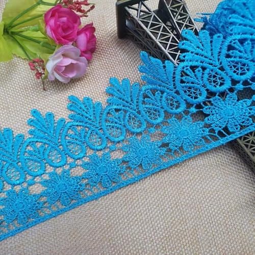 WANYI 2 Yards Spitzenband 8.5CM Breit Spitzenborte Spitzenbordüre Stickerei Blumenmuster Vintage Spitze Bordüre Stoff für Geschenkband DIY-Basteln WANYI 2 Yards Spitzenband 8.5CM Breit Spitzenborte Spitzenbordüre Stickerei Blumenmuster Vintage Spitze Bordüre Stoff für Geschenkband DIY-Basteln von WANYI