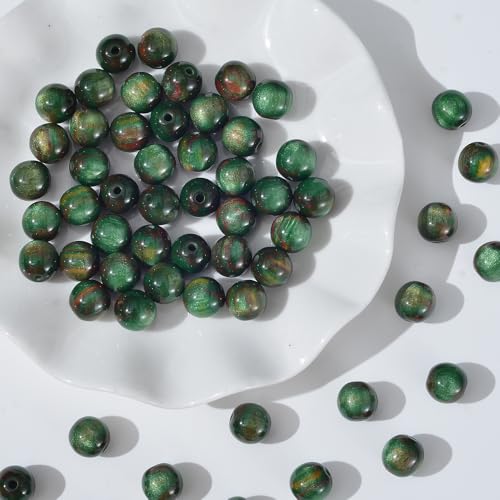 WANYI 20 Stück Glitzer Perlen für Armbänder Selber Machen Kinder Erwachsene, 3mm Perlenset Edelsteinperlen Runde Perlen zum Auffädeln für DIY Armband Set Schmuck WANYI 20 Stück Glitzer Perlen für Armbänder Selber Machen Kinder Erwachsene, 3mm Perlenset Edelsteinperlen Runde Perlen zum Auffädeln für DIY Armband Set Schmuck von WANYI