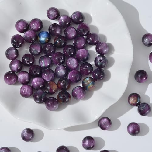 WANYI 20 Stück Glitzer Perlen für Armbänder Selber Machen Kinder Erwachsene, 3mm Perlenset Edelsteinperlen Runde Perlen zum Auffädeln für DIY Armband Set Schmuck WANYI 20 Stück Glitzer Perlen für Armbänder Selber Machen Kinder Erwachsene, 3mm Perlenset Edelsteinperlen Runde Perlen zum Auffädeln für DIY Armband Set Schmuck von WANYI
