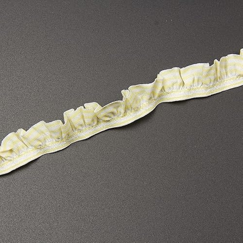 WANYI 20 Yards Elastizität Spitzenband Spitzenbordüre 2CM Breite Spitzenborte Rüschenbesatz Bordüre Stoff Zierband Dekoband für DIY Kleidung, Accessoires, Haarbänder, Taschen WANYI 20 Yards Elastizität Spitzenband Spitzenbordüre 2CM Breite Spitzenborte Rüschenbesatz Bordüre Stoff Zierband Dekoband für DIY Kleidung, Accessoires, Haarbänder, Taschen von WANYI
