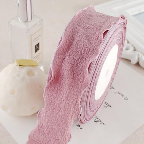 WANYI 25 Yards Rüschen Spitzenband Geschenkband 4cm Breite Plissee Spitzenborte Bunt Dekoband Zierband für DIY Schleifen, Geschenkverpackungen WANYI 25 Yards Rüschen Spitzenband Geschenkband 4cm Breite Plissee Spitzenborte Bunt Dekoband Zierband für DIY Schleifen, Geschenkverpackungen von WANYI