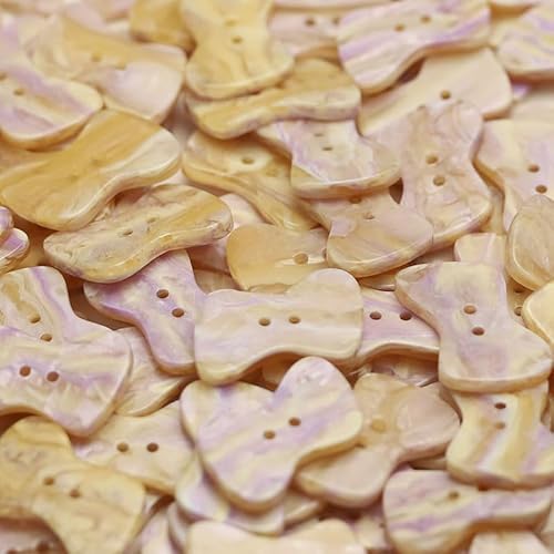WANYI 30 Stück Knöpfe zum Annähen, Knopf Kinderknöpfe mit Loch Harz Knöpfe in Verschiedenen Formen Bastelknöpfe für DIY Nähen Kleidung, Bastelprojekte, Kinderbasteln(B) von WANYI