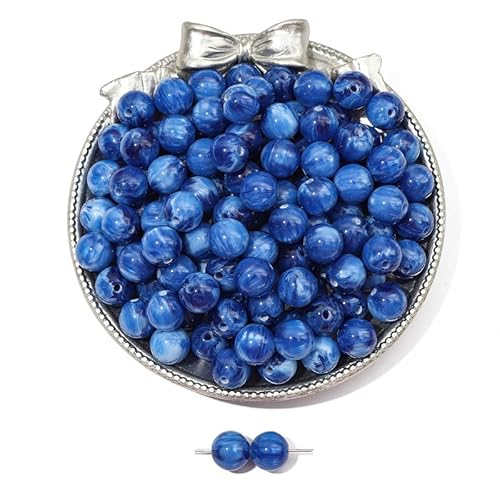 WANYI 30 Stück Perlen für Armbänder Perlen Set Erwachsene Bastelperlen zum Auffädeln Edelsteinperlen mit Loch Schmuckperlen Bunt Beads für DIY Bracelet Making Halskette Ohrringe von WANYI