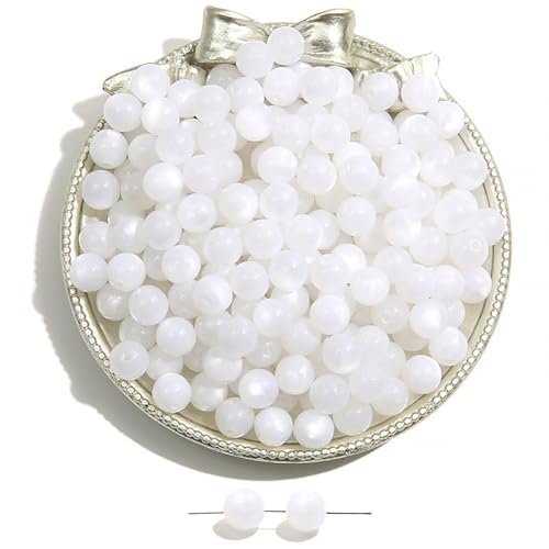 WANYI 30 Stück Perlen für Armbänder Perlen Set Erwachsene Bastelperlen zum Auffädeln Edelsteinperlen mit Loch Schmuckperlen Bunt Beads für DIY Bracelet Making Halskette Ohrringe von WANYI