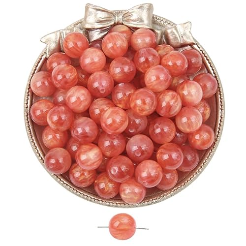 WANYI 30 Stück Perlen für Armbänder Perlen Set Erwachsene Bastelperlen zum Auffädeln Edelsteinperlen mit Loch Schmuckperlen Bunt Beads für DIY Bracelet Making Halskette Ohrringe von WANYI
