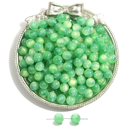 WANYI 30 Stück Perlen für Armbänder Perlen Set Erwachsene Bastelperlen zum Auffädeln Edelsteinperlen mit Loch Schmuckperlen Bunt Beads für DIY Bracelet Making Halskette Ohrringe von WANYI