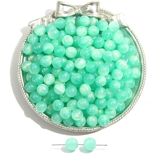 WANYI 30 Stück Perlen für Armbänder Perlen Set Erwachsene Bastelperlen zum Auffädeln Edelsteinperlen mit Loch Schmuckperlen Bunt Beads für DIY Bracelet Making Halskette Ohrringe von WANYI