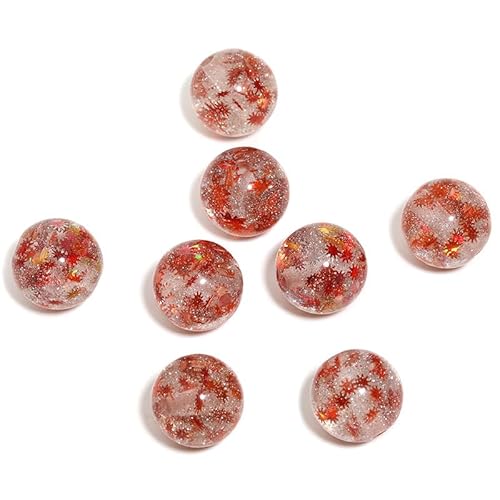 WANYI 40 Stück Acryl Perlen für Armbänder, 16mm Breite Perlen zum Auffädeln Erwachsene Bunt Glitzer Perlenset Schmuckperlen für Armbänder, Handykette, Schlüsselanhänger(04) von WANYI