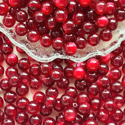 WANYI 40 Stück Perlen Perlenset für Armbänder, DIY Schmuck Selber Machen Set 10mm Breite Acrylperlen Perlen zum Auffädeln Beads for Jewellery Making, Halskette WANYI 40 Stück Perlen Perlenset für Armbänder, DIY Schmuck Selber Machen Set 10mm Breite Acrylperlen Perlen zum Auffädeln Beads for Jewellery Making, Halskette von WANYI