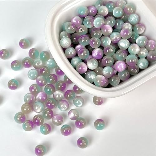 WANYI 40 Stück Perlen für Armbänder Perlen zum Auffädeln Perlenset 10mm Breite Bastelperlen Farbverlauf Schmuckperlen mit Loch Beads für DIY Schmuck Halskette Geschenk WANYI 40 Stück Perlen für Armbänder Perlen zum Auffädeln Perlenset 10mm Breite Bastelperlen Farbverlauf Schmuckperlen mit Loch Beads für DIY Schmuck Halskette Geschenk von WANYI