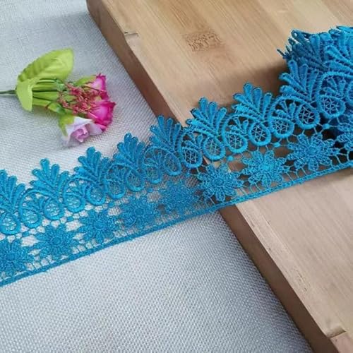 WANYI 5 Yards Spitzenband 8.5CM Breit Spitzenborte Spitzenbordüre Stickerei Blumenmuster Vintage Spitze Bordüre Stoff für Geschenkband DIY-Basteln WANYI 5 Yards Spitzenband 8.5CM Breit Spitzenborte Spitzenbordüre Stickerei Blumenmuster Vintage Spitze Bordüre Stoff für Geschenkband DIY-Basteln von WANYI