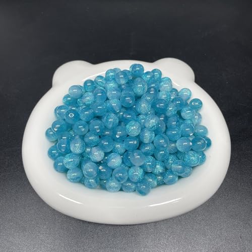 WANYI 50 Stück Perlen Perlenset für Armbänder Perlen zum Auffädeln 8mm Bastelperlen Schmuckperlen Runde Lose Perlen mit Loch Beads für DIY Halskette Schmuckherstellung WANYI 50 Stück Perlen Perlenset für Armbänder Perlen zum Auffädeln 8mm Bastelperlen Schmuckperlen Runde Lose Perlen mit Loch Beads für DIY Halskette Schmuckherstellung von WANYI