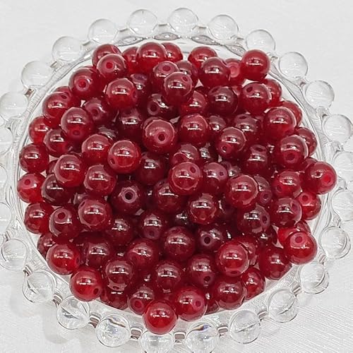 WANYI 500 Stück Perlen Glasperlen zum Auffädeln 6mm Bastelperlen Schmuckperlen mit mit Loch Runde Glasperlen Perlenset für Armbänder Schmuckherstellung WANYI 500 Stück Perlen Glasperlen zum Auffädeln 6mm Bastelperlen Schmuckperlen mit mit Loch Runde Glasperlen Perlenset für Armbänder Schmuckherstellung von WANYI