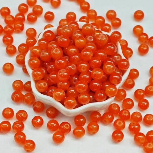 WANYI 500 Stück Perlen Glasperlen zum Auffädeln 6mm Bastelperlen Schmuckperlen mit mit Loch Runde Glasperlen Perlenset für Armbänder Schmuckherstellung WANYI 500 Stück Perlen Glasperlen zum Auffädeln 6mm Bastelperlen Schmuckperlen mit mit Loch Runde Glasperlen Perlenset für Armbänder Schmuckherstellung von WANYI