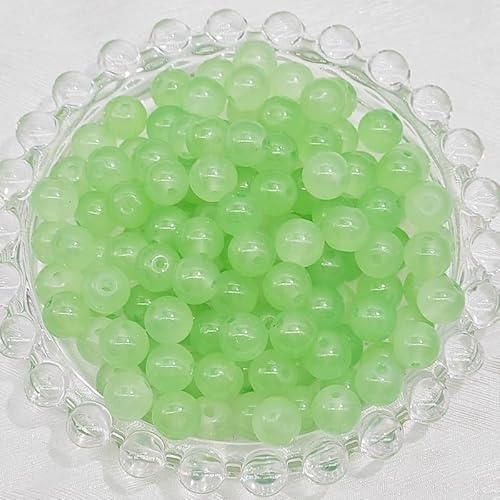WANYI 500 Stück Perlen Glasperlen zum Auffädeln 8mm Bastelperlen Schmuckperlen mit mit Loch Runde Glasperlen Perlenset für Armbänder Schmuckherstellung WANYI 500 Stück Perlen Glasperlen zum Auffädeln 8mm Bastelperlen Schmuckperlen mit mit Loch Runde Glasperlen Perlenset für Armbänder Schmuckherstellung von WANYI