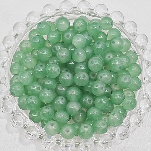 WANYI 500 Stück Perlen Glasperlen zum Auffädeln 8mm Bastelperlen Schmuckperlen mit mit Loch Runde Glasperlen Perlenset für Armbänder Schmuckherstellung WANYI 500 Stück Perlen Glasperlen zum Auffädeln 8mm Bastelperlen Schmuckperlen mit mit Loch Runde Glasperlen Perlenset für Armbänder Schmuckherstellung von WANYI