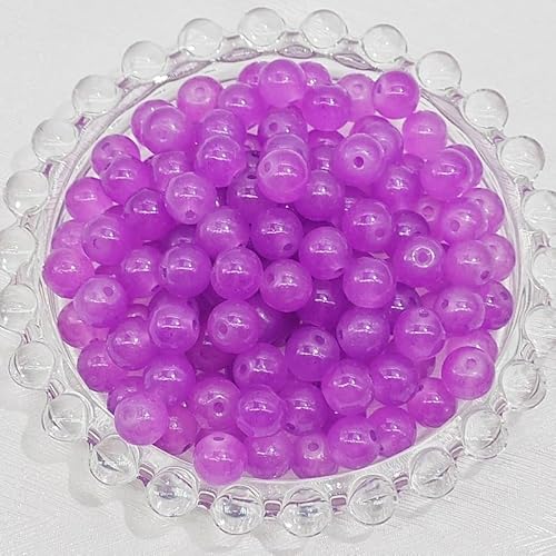 WANYI 500 Stück Perlen Glasperlen zum Auffädeln 8mm Bastelperlen Schmuckperlen mit mit Loch Runde Glasperlen Perlenset für Armbänder Schmuckherstellung WANYI 500 Stück Perlen Glasperlen zum Auffädeln 8mm Bastelperlen Schmuckperlen mit mit Loch Runde Glasperlen Perlenset für Armbänder Schmuckherstellung von WANYI
