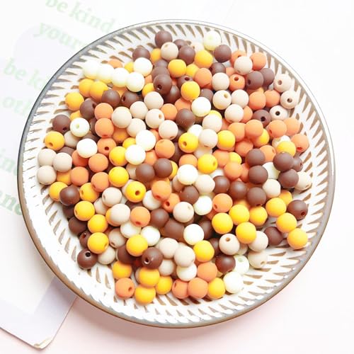 WANYI 60 Stück Perlen für Armbänder Acryl Perlen zum Auffädeln 14mm Bastelperlen Bunt Schmuckperlen Runde Acrylperlen Beads für DIY Armband Halsketten Schmuckherstellung von WANYI