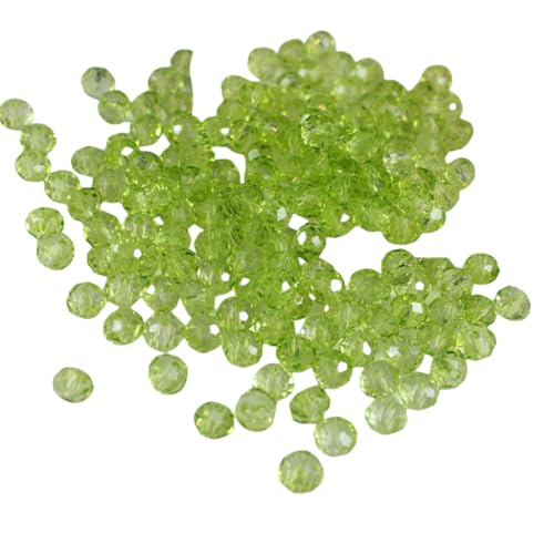 WANYI 6mm Perlen für Armbänder Selber Machen, 820 Stück Perlen Set Glasperlen zum Auffädeln Kristall Edelstein Perlen Beads for Jewellery Making, DIY Herstellung Halsketten(Dunkelgrün) von WANYI