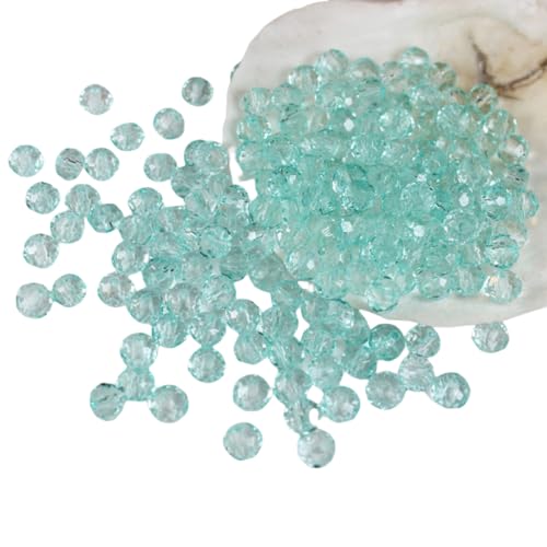 WANYI 6mm Perlen für Armbänder Selber Machen, 820 Stück Perlen Set Glasperlen zum Auffädeln Kristall Edelstein Perlen Beads for Jewellery Making, DIY Herstellung Halsketten(See Blau) von WANYI