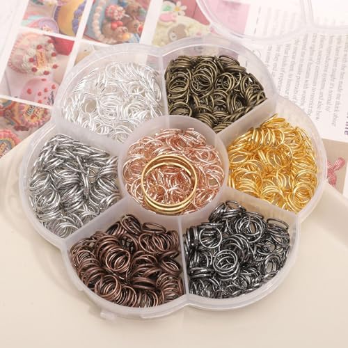 WANYI 700 Stück Kettenverschluss, Armband Verschluss Set Ketten Verschlüsse für Armbänder Schlüsselanhänger Schmuckverschluss Karabinerverschluss für Schmuckherstellung DIY Armband Halsketten von WANYI