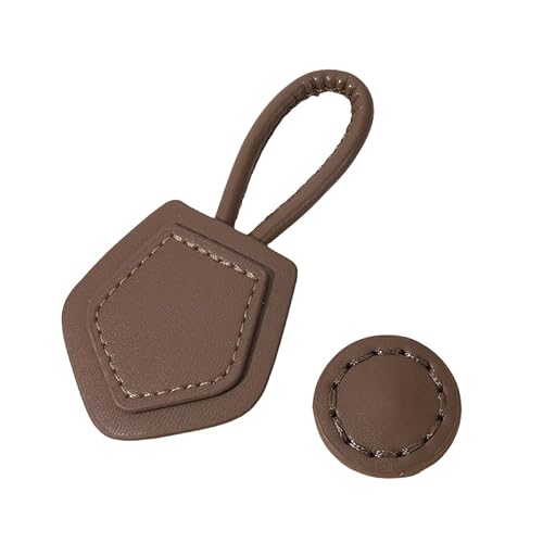 WANYI Leder Knebelverschluss Knebelknöpfe 10 Stück Lederknöpfe DIY Nähen Basteln Zubehör Kunstleder Knöpfe für Strickjacke, Pullover, Windbreaker(Curry) von WANYI
