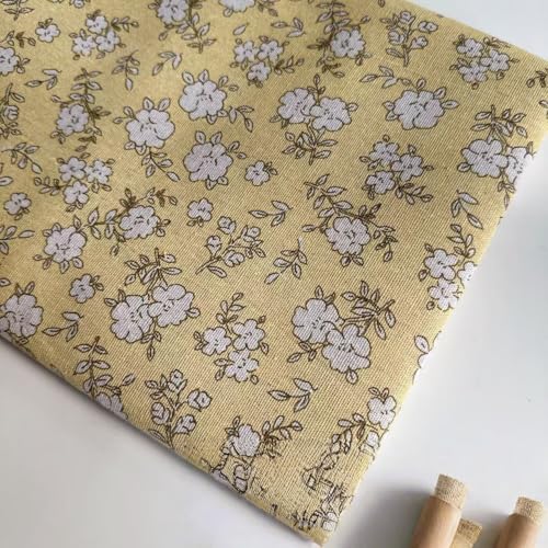 WANYI Leinenstoff 155×500cm Stoffe zum Nähen Leinen Baumwollstoff Meterware Bedruckte Mustern Dekostoff Bezugsstoff für kleidung Vorhang Tischdeko Kleiderstoff WANYI Leinenstoff 155×500cm Stoffe zum Nähen Leinen Baumwollstoff Meterware Bedruckte Mustern Dekostoff Bezugsstoff für kleidung Vorhang Tischdeko Kleiderstoff von WANYI