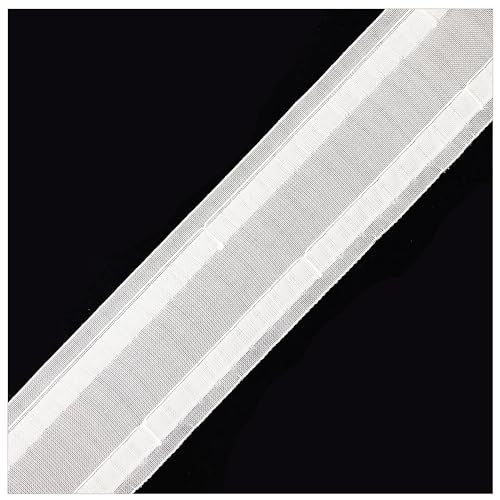WANYI Gardinenband zum Aufnähen, Gardinenband Schlaufenband Transparent Vorhangband Faltenband für Gardinen Haken 7.5CM Breit (5m) WANYI Gardinenband zum Aufnähen, Gardinenband Schlaufenband Transparent Vorhangband Faltenband für Gardinen Haken 7.5CM Breit (5m) von WANYI