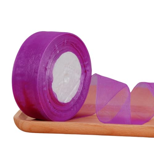 WANYI Schleifenband Geschenkband Hochzeit 4cm x 45m Rolle Dekoband Chiffonband Stoffband Ribbon Bänder für Geschenkverpackungen, Schleifen Haarschmuck(02) von WANYI