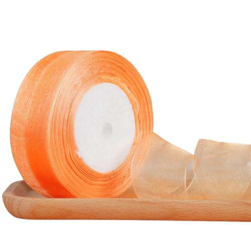 WANYI Schleifenband Geschenkband Hochzeit 4cm x 45m Rolle Dekoband Chiffonband Stoffband Ribbon Bänder für Geschenkverpackungen, Schleifen Haarschmuck(03) von WANYI