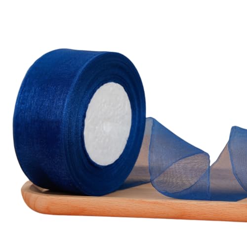 WANYI Schleifenband Geschenkband Hochzeit 4cm x 45m Rolle Dekoband Chiffonband Stoffband Ribbon Bänder für Geschenkverpackungen, Schleifen Haarschmuck(08) von WANYI