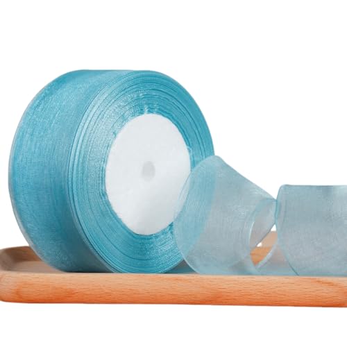 WANYI Schleifenband Geschenkband Hochzeit 4cm x 45m Rolle Dekoband Chiffonband Stoffband Ribbon Bänder für Geschenkverpackungen, Schleifen Haarschmuck(09) von WANYI