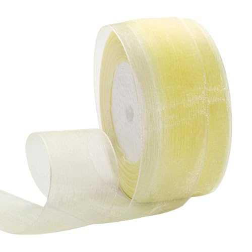 WANYI Schleifenband Geschenkband Hochzeit 4cm x 45m Rolle Dekoband Chiffonband Stoffband Ribbon Bänder für Geschenkverpackungen, Schleifen Haarschmuck(13) von WANYI