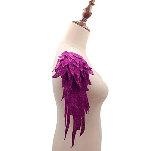 WANYI Spitzenkragen Spitze zum Nähen, Stickerei Patch Applique Spitzenapplikation Halskragen Ausschnitt Kragen Spitze für Brautkleid, Röcke, Strickwaren(S) von WANYI