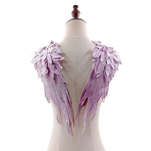 WANYI Spitzenkragen Spitze zum Nähen, Stickerei Patch Applique Spitzenapplikation Halskragen Ausschnitt Kragen Spitze für Brautkleid, Röcke, Strickwaren(S) von WANYI