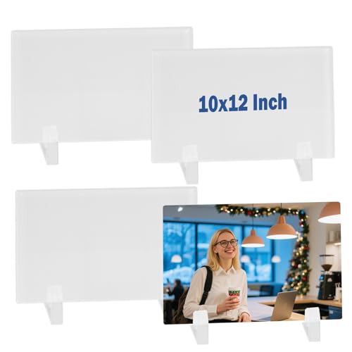 WANZELONYO Sublimationsglas-Fotorohlinge, 25,4 x 30,5 cm, für selbstgemachte Kristallplatten, Plaketten, 4 mm Dicke, 4 Stück WANZELONYO Sublimationsglas-Fotorohlinge, 25,4 x 30,5 cm, für selbstgemachte Kristallplatten, Plaketten, 4 mm Dicke, 4 Stück von WANZELONYO
