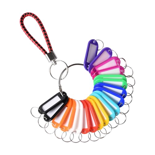 20 Stück Schlüsselanhänger Armbänder, beschreibbare Nummernkarten mit Schlüsselband und Stahlring zur Aufbewahrung von Zimmerschlüsseln 20 Stück Schlüsselanhänger Armbänder, beschreibbare Nummernkarten mit Schlüsselband und Stahlring zur Aufbewahrung von Zimmerschlüsseln von WAONIQ