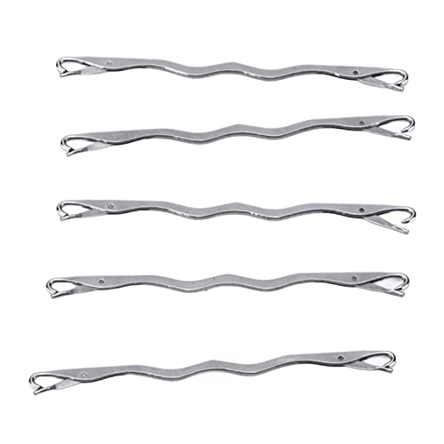 Knüpfhaken, doppelseitiger Knüpfhaken, Edelstahl-Reparaturnadeln, Zubehör, Strickhaken für Strickreparatur oder Ersatzteil, 5 Stück Knüpfhaken, doppelseitiger Knüpfhaken, Edelstahl-Reparaturnadeln, Zubehör, Strickhaken für Strickreparatur oder Ersatzteil, 5 Stück von WAONIQ