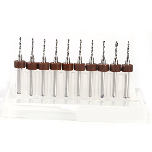 PCB Print Circuit Board Carbide Micro -Bohrer Bits Set CNC SMT für Schmuckmodell Engineering (1,2 mm) von WAONIQ